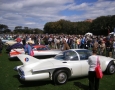 1955 Ghia Gilda Streamline-X Next to Thunderbird Turbine Car