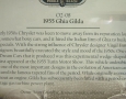 1955 Ghia Gilda Streamline-X Plaque
