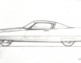 1955 Ghia Gilda Streamline-X drawing