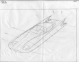 1955 Ghia Gilda Streamline-X form drawing