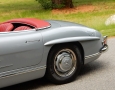Silver Blue 1962 300SL Disc Brake Roadster 11