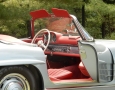 Silver Blue 1962 300SL Disc Brake Roadster 42