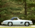 Silver Blue 1962 300SL Disc Brake Roadster 57