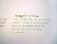 Magic Trick Mini Car Placard