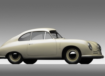 1949 Porsche 356-2 Gmund Coupe - f3q