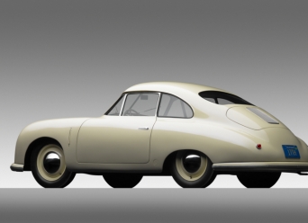 1949 Porsche 356-2 Gmund Coupe - r3q