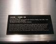 1954 Firebird 1 Turbine Model Info Board