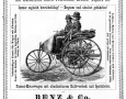 The first automobile prospectus of the world from 1888. Already two years after the first public exit of the tricycle ring Benz Patent Motor Car portrays the Rheinissche gas engine factory Benz and Co. The purchase price of these are 2750 Mark.