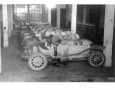 Racing Mercedes, among them some 1908 Grand Prix cars. At the end of 1908, racing is over.
