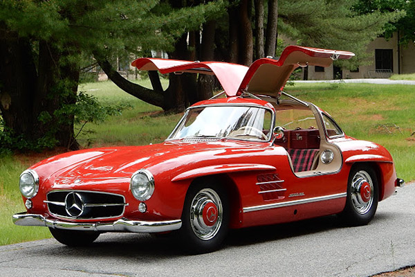 1955 Mercedes-Benz Gullwing - Fire Brigade Red