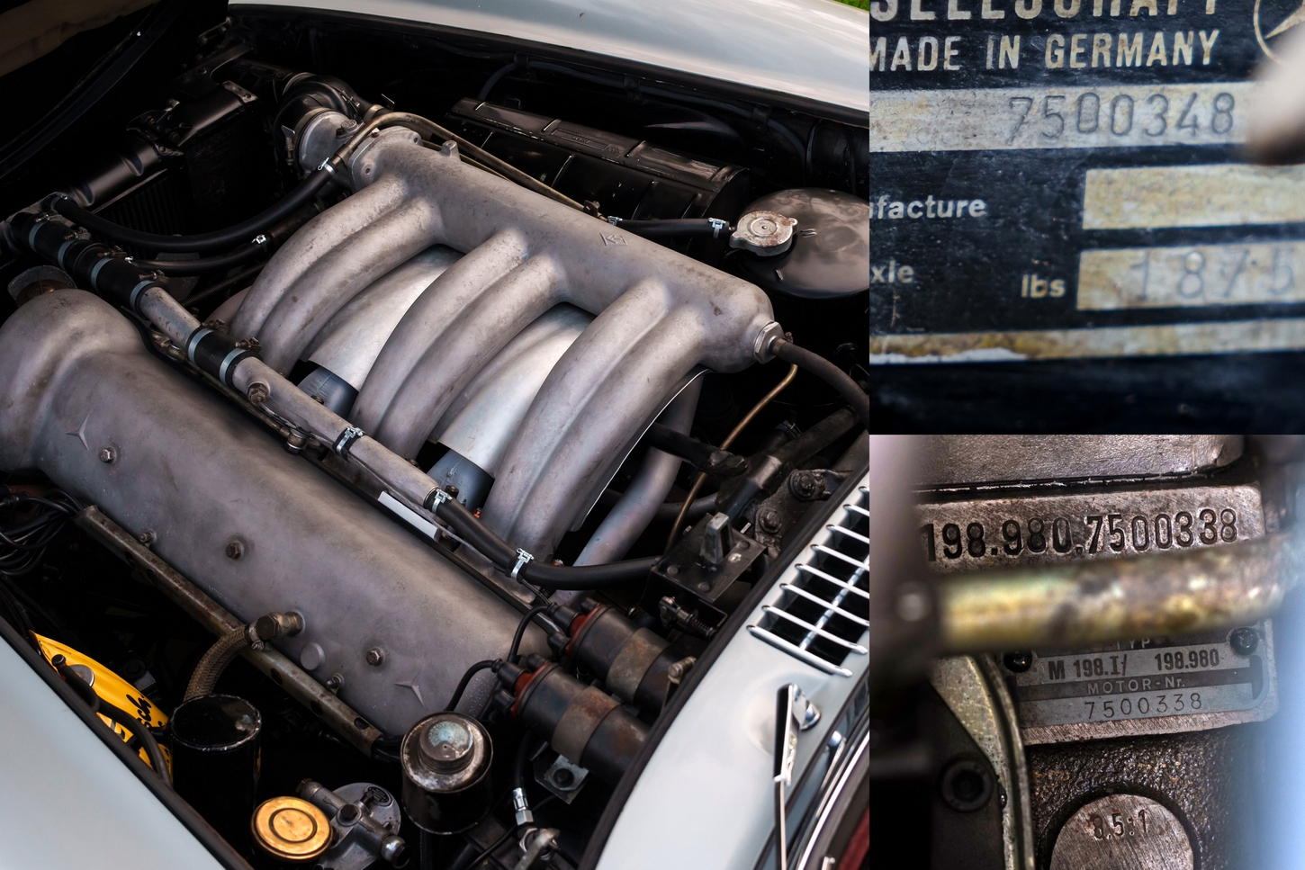 1957 Mercedes-Benz 300SL Roadster - Engine Bay