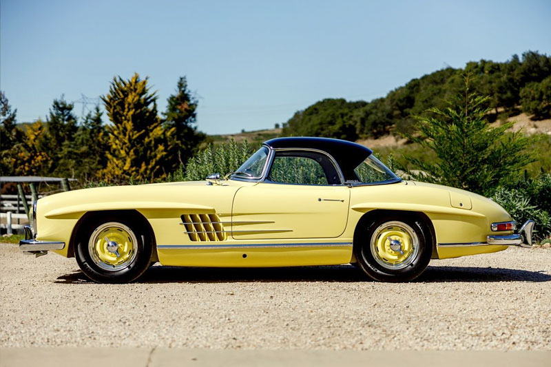 1961 Mercedes-Benz 300SL Roadster Fantasy Yellow
