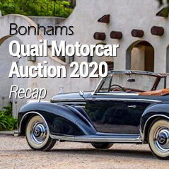Bonhams Quail Motorcar Auction 2020