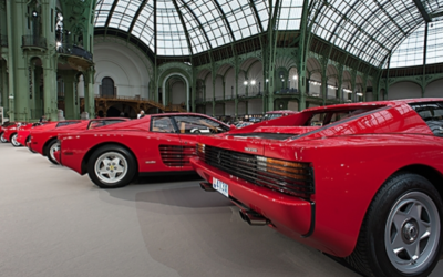 Six Ferrari Testarossas