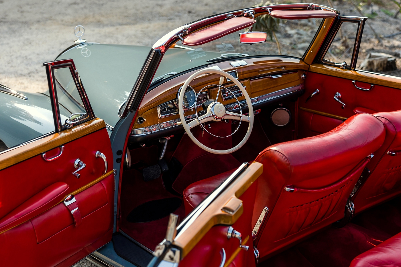 Ella Fitzgerald's 1959 Mercedes-Benz 300 D Cabriolet - Front View