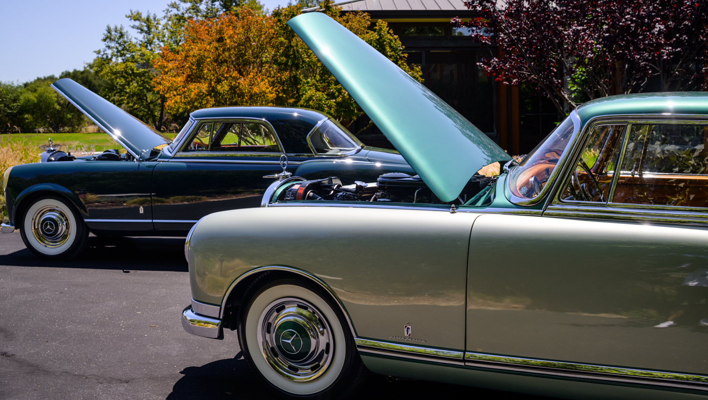 1959 Mercedes-Benz 220 S Coupe and 1963 Mercedes-Benz 300SL Roadster
