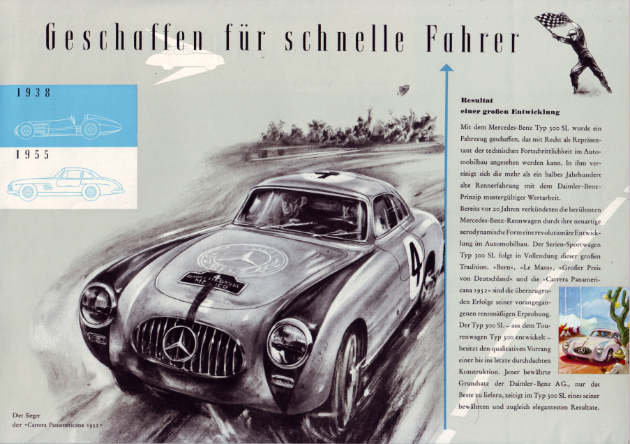 1955 Mercedes-Benz 300SL Brochure - Scott Grundfor Company