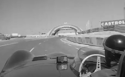 MIKE HAWTHORN LEMANS ON-BOARD CAMERA IN 1956