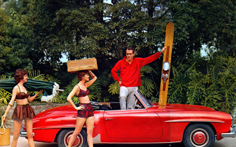 Paul Newman Mercedes-Benz Ad