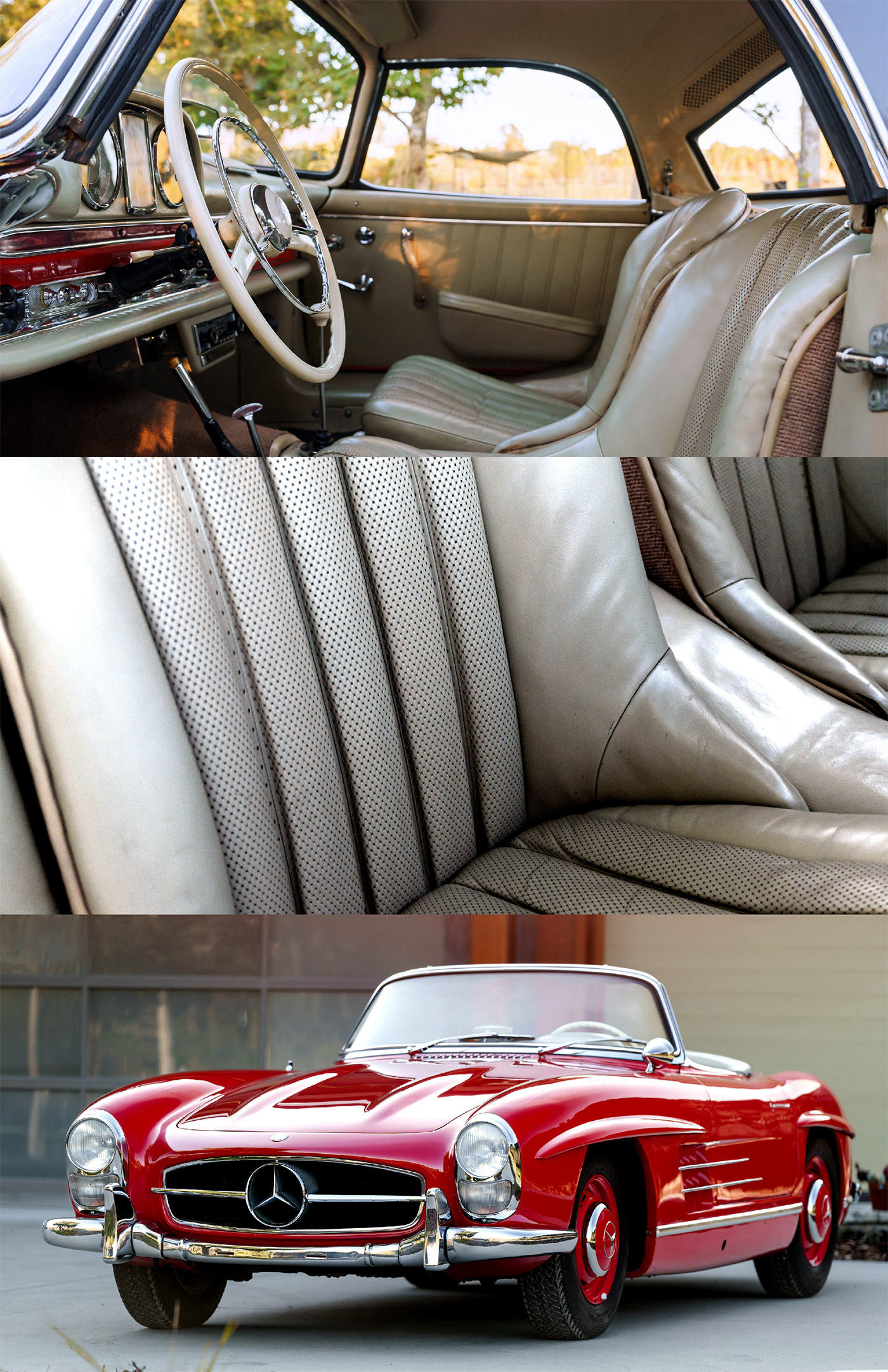 1963 Mercedes-Benz 300SL Roadster Collage 3