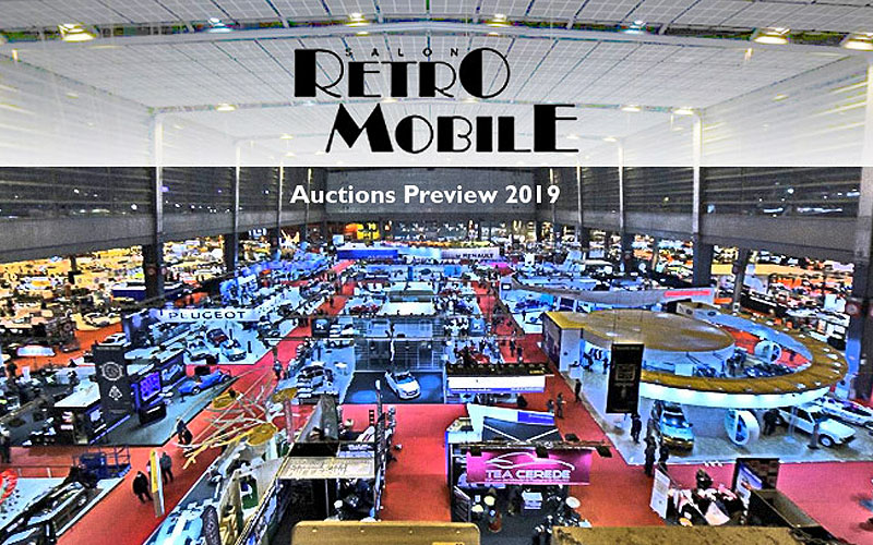 Retromobile Paris 2019 – Auctions Preview