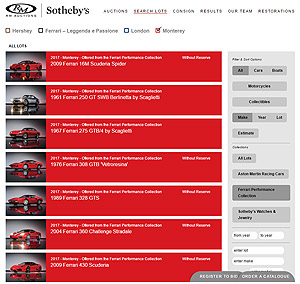 RM Auctions Ferrari Collection