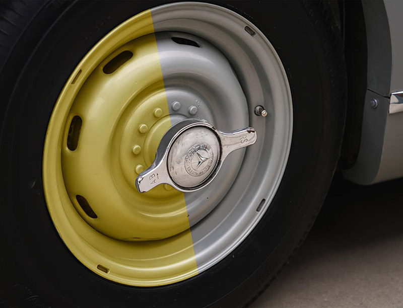 1957 Mercedes-Benz 300SL Roadster - Golden Yellow Barn Paint to Silver Grey