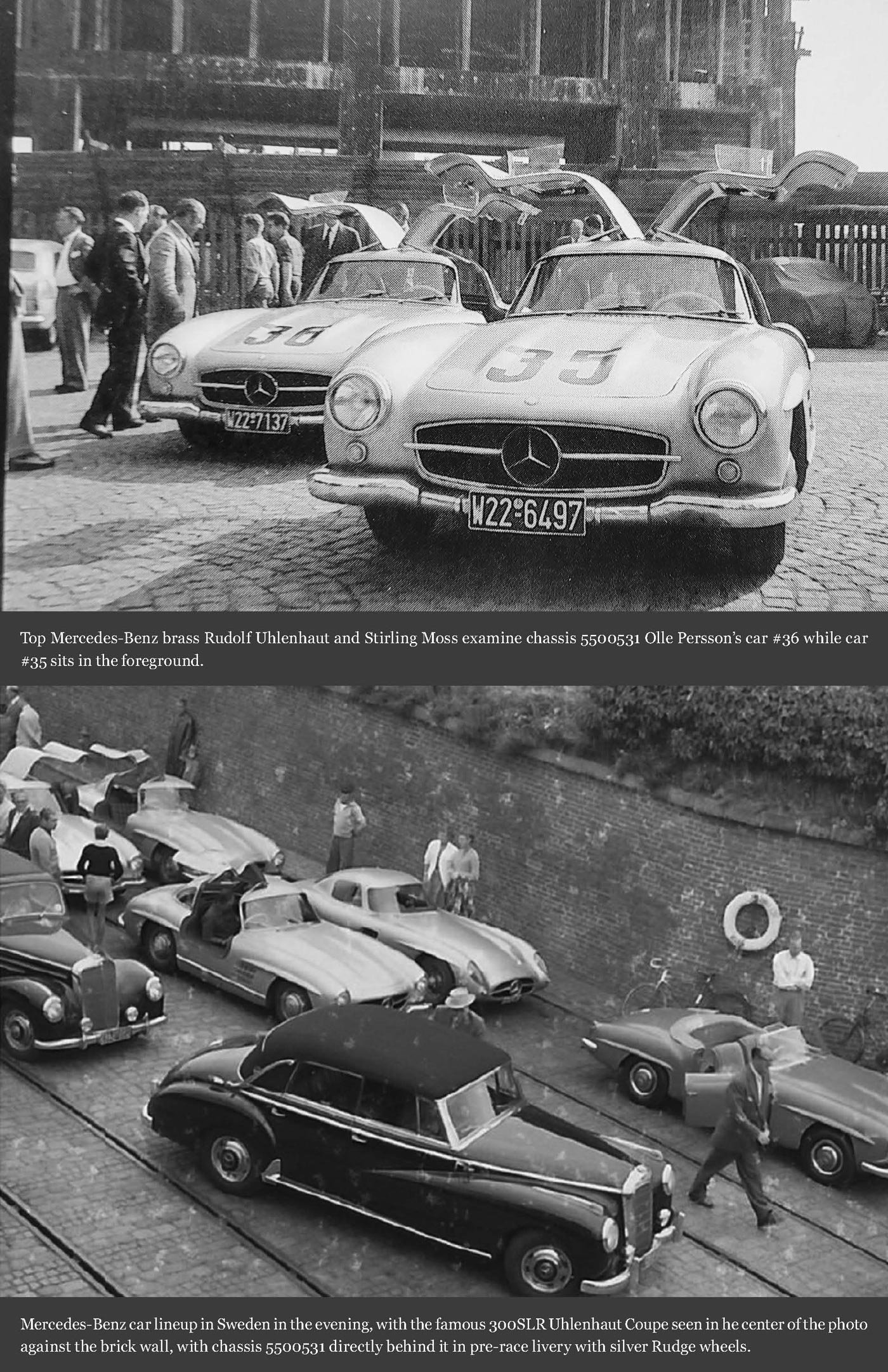 1955 Mercedes-Benz 300SL Gullwing Collage 3